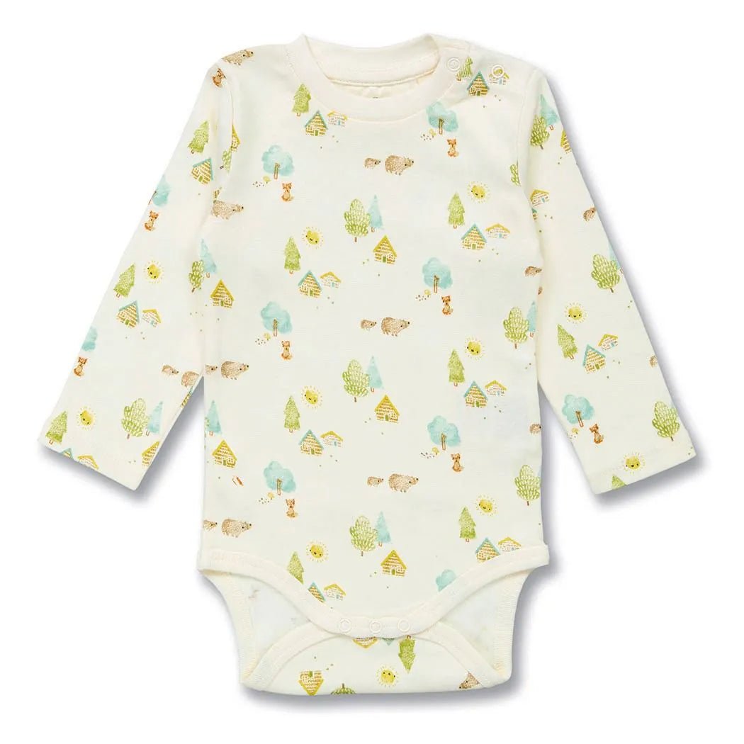 Body bebé m/l VARIN Woodland White - Olokuti