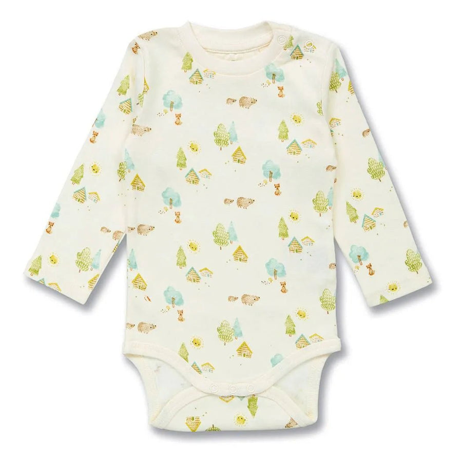 Body bebé m/l VARIN Woodland White - Olokuti