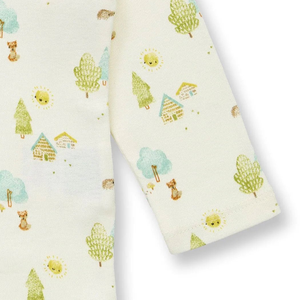 Body bebé m/l VARIN Woodland White - Olokuti