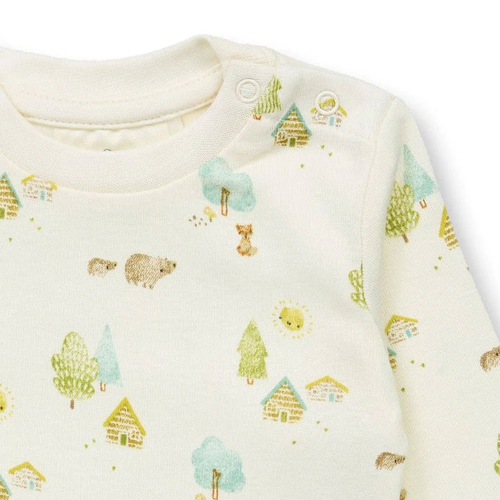 Body bebé m/l VARIN Woodland White - Olokuti