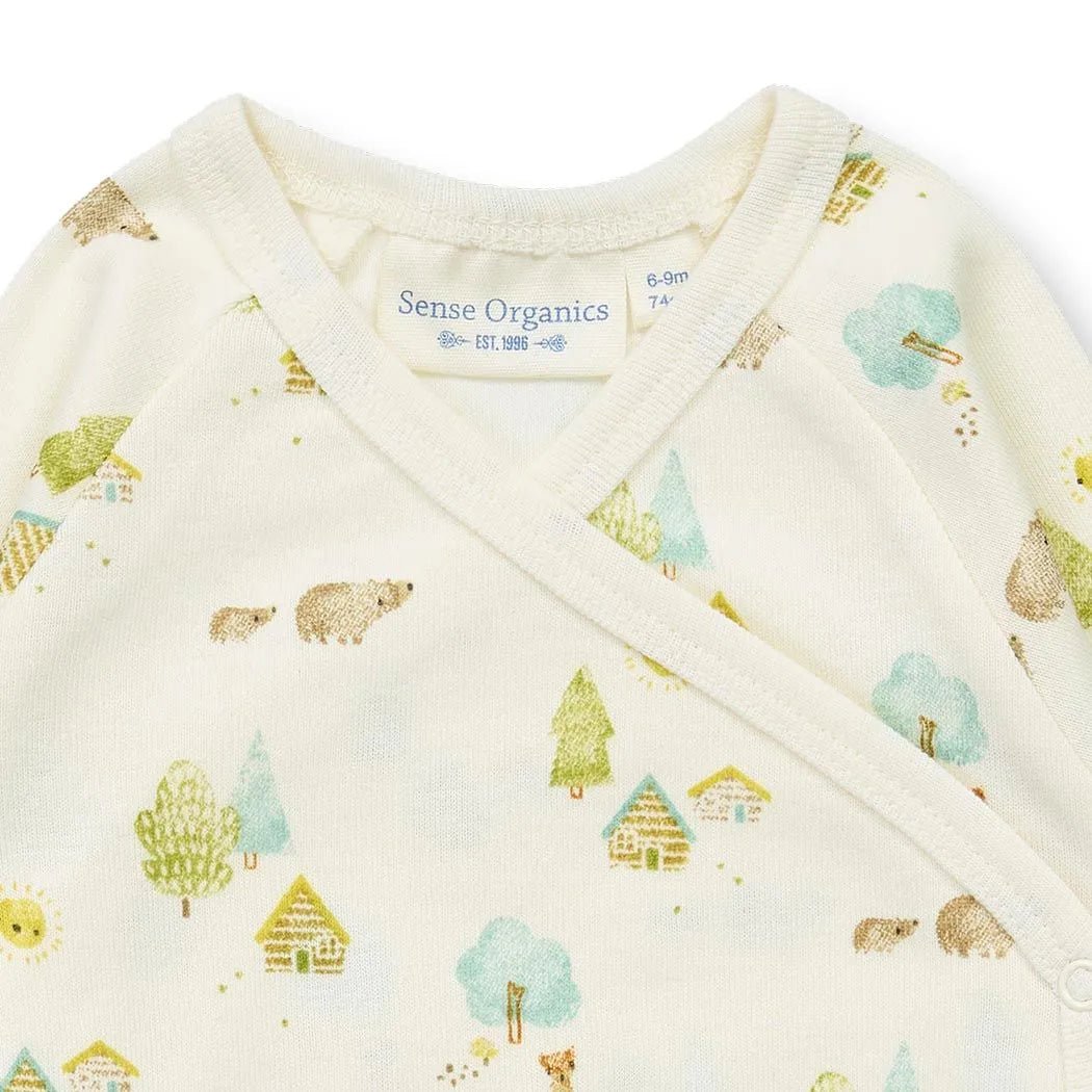Body bebé m/l YGON Woodland White - Olokuti