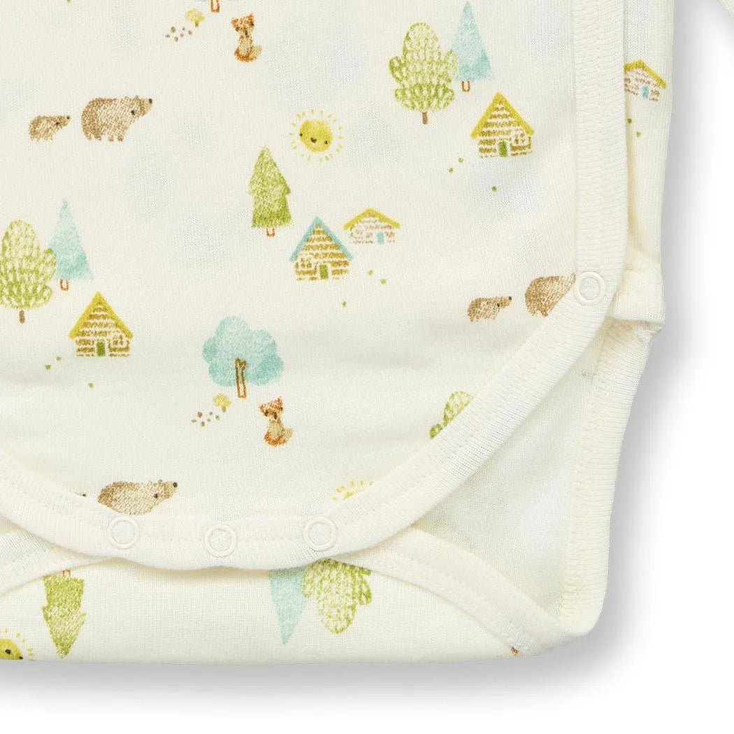 Body bebé m/l YGON Woodland White - Olokuti