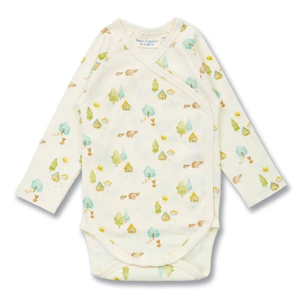 Body bebé m/l YGON Woodland White - Olokuti