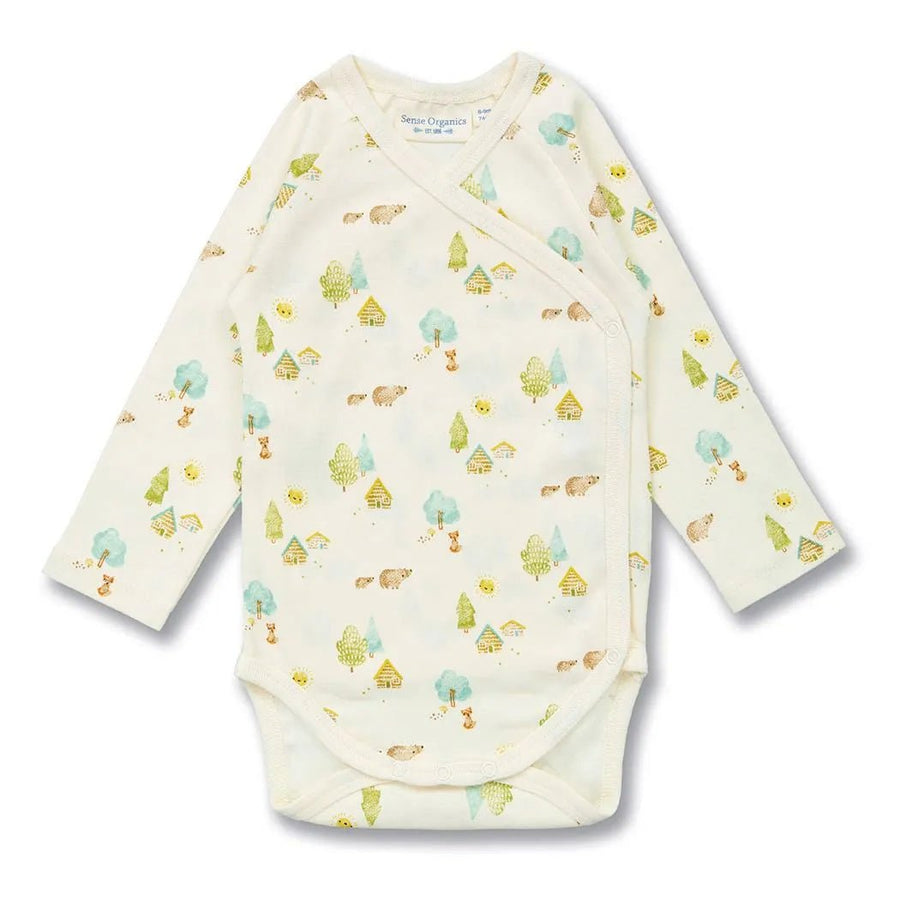 Body bebé m/l YGON Woodland White - Olokuti