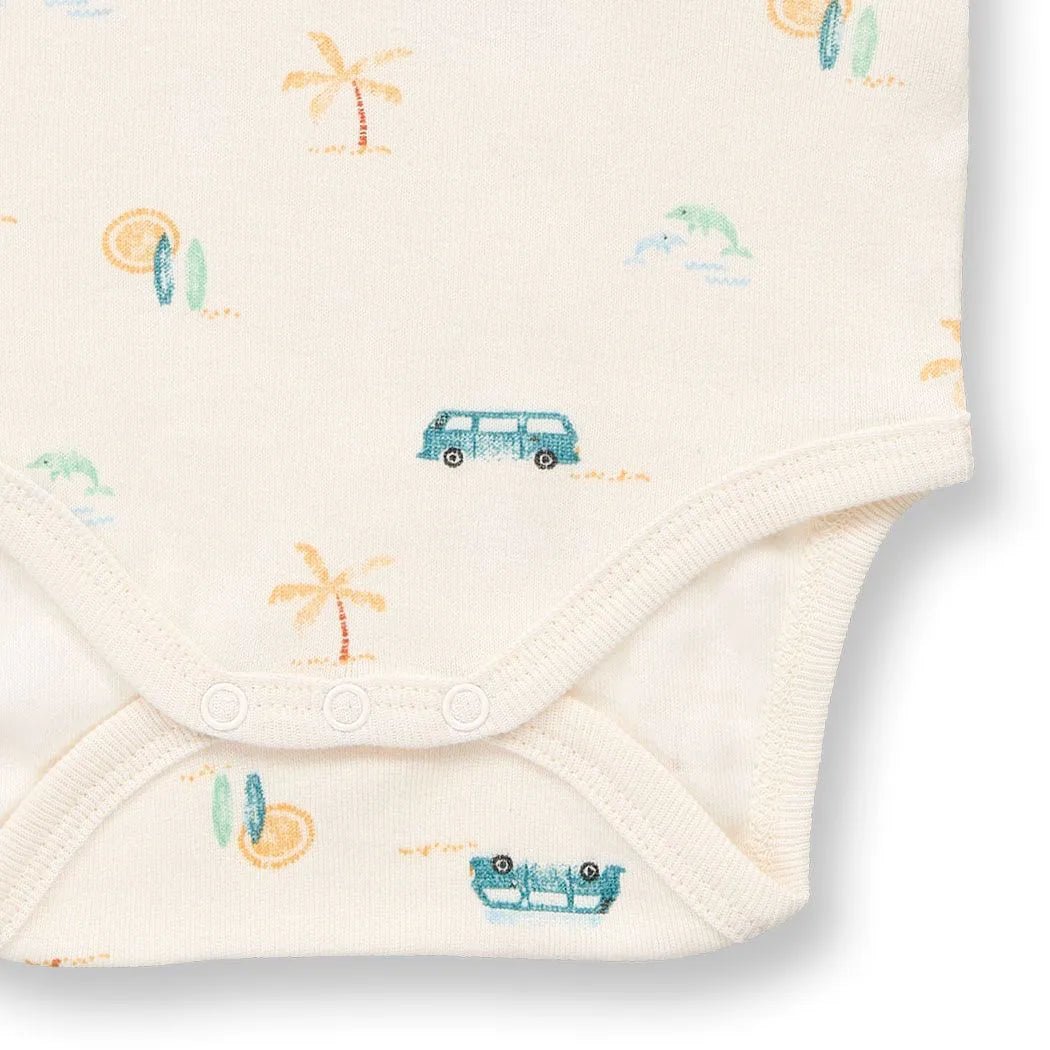 Body corto VARIN Camper Blanco natural - Olokuti