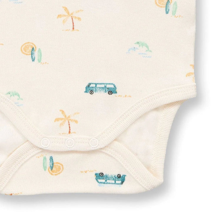 Body corto VARIN Camper Blanco natural - Olokuti