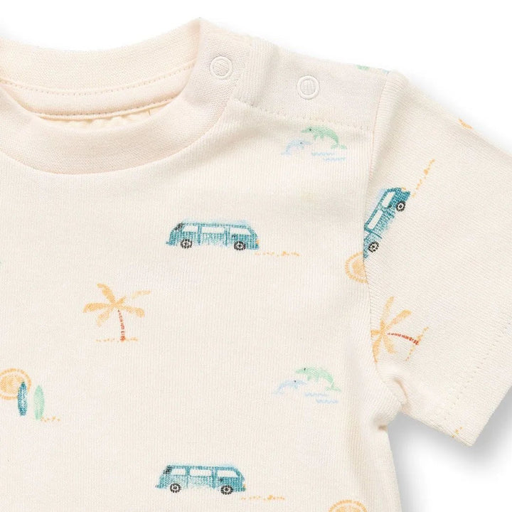 Body corto VARIN Camper Blanco natural - Olokuti