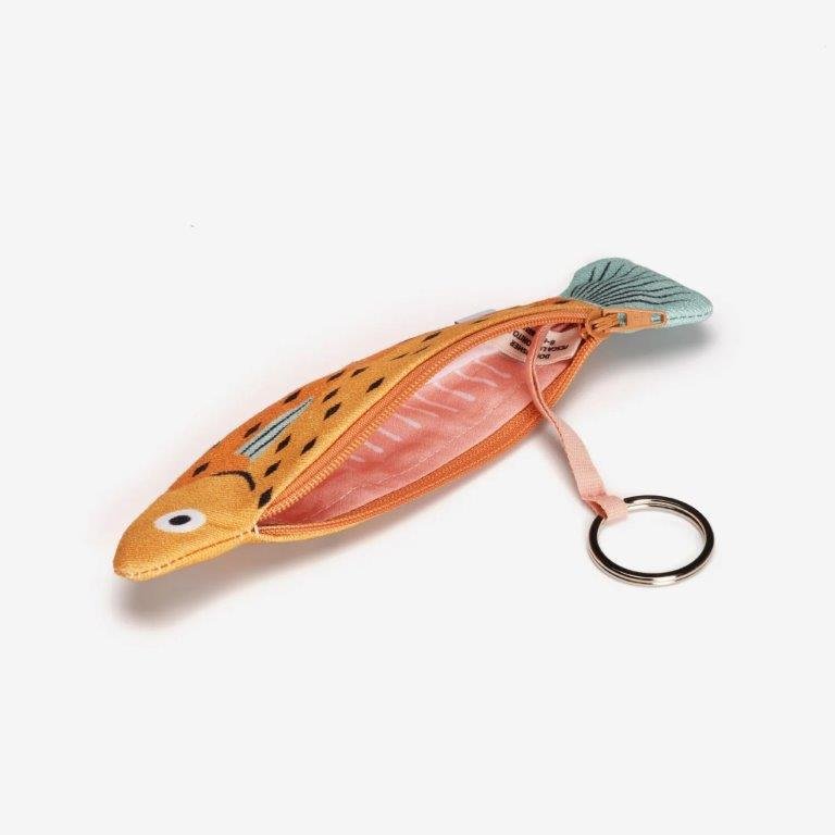 Bolso o llavero pequeño de Whiting (Pescadilla) Naranja - Olokuti