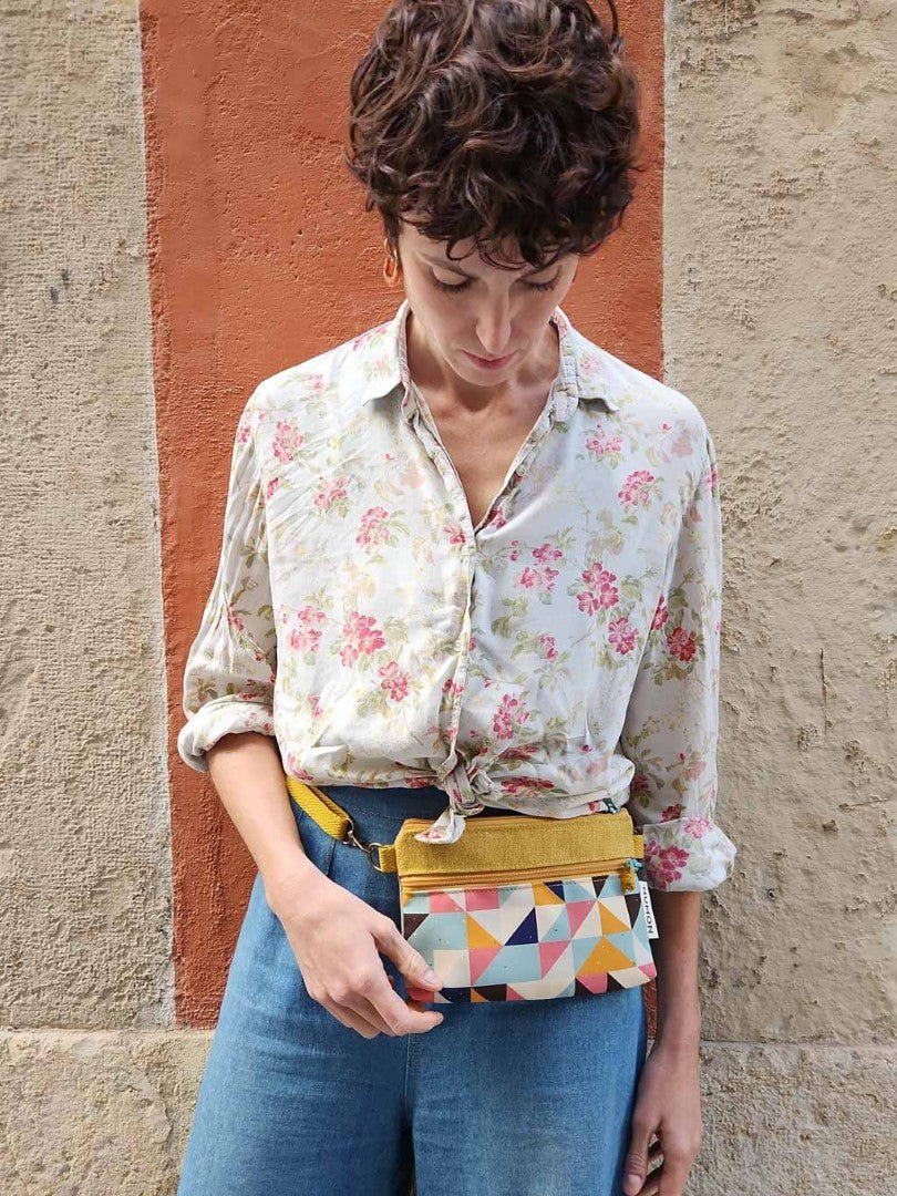 Bolso Pocket Reciclado Estampado - Olokuti