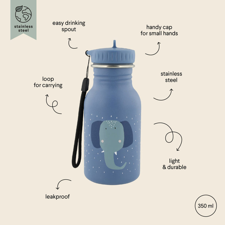 Botella acero Animal 350 ml.