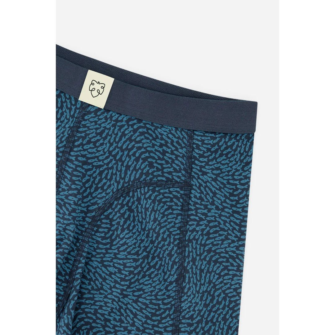 Boxer Brief Blue Fish - Olokuti