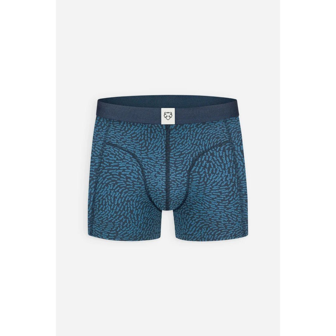 Boxer Brief Blue Fish - Olokuti