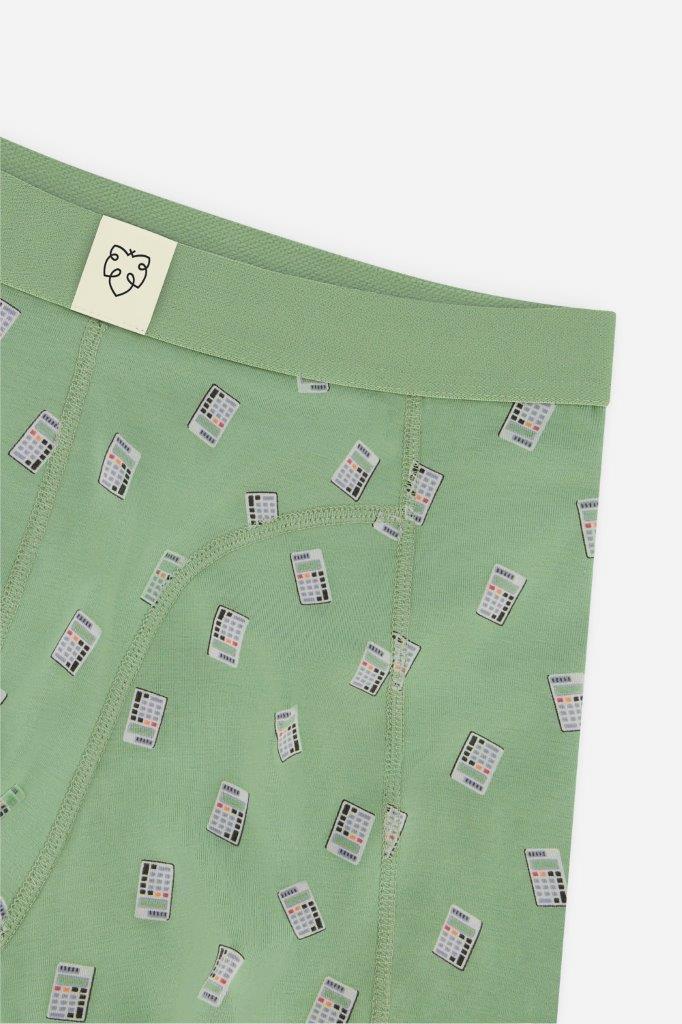Boxer Brief Calculator Verde - Olokuti