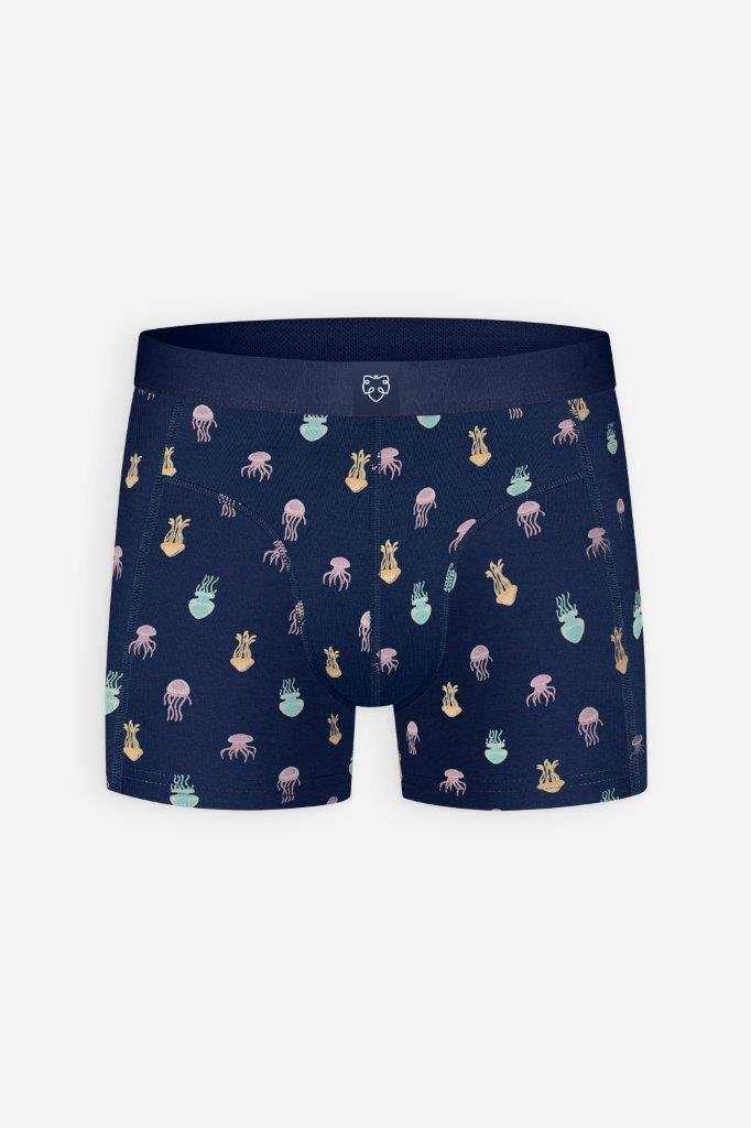 Boxer brief Jellyfish Azul marino - Olokuti