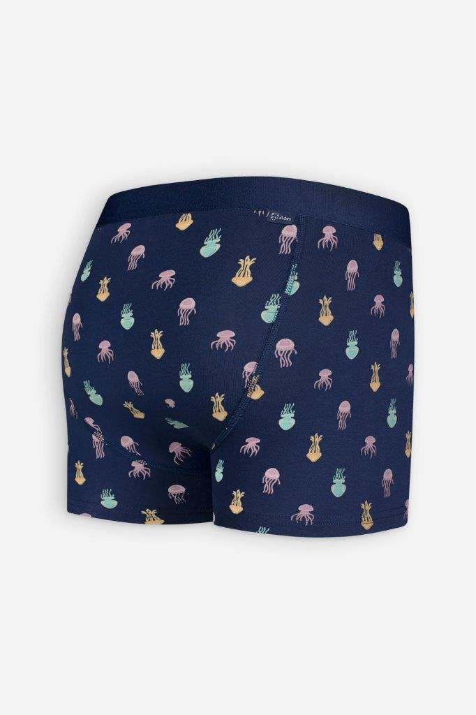 Boxer brief Jellyfish Azul marino - Olokuti