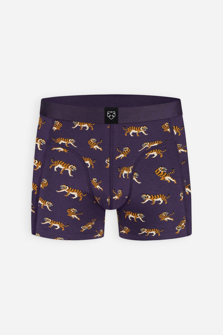 Boxer Brief Tigers Púrpura - Olokuti