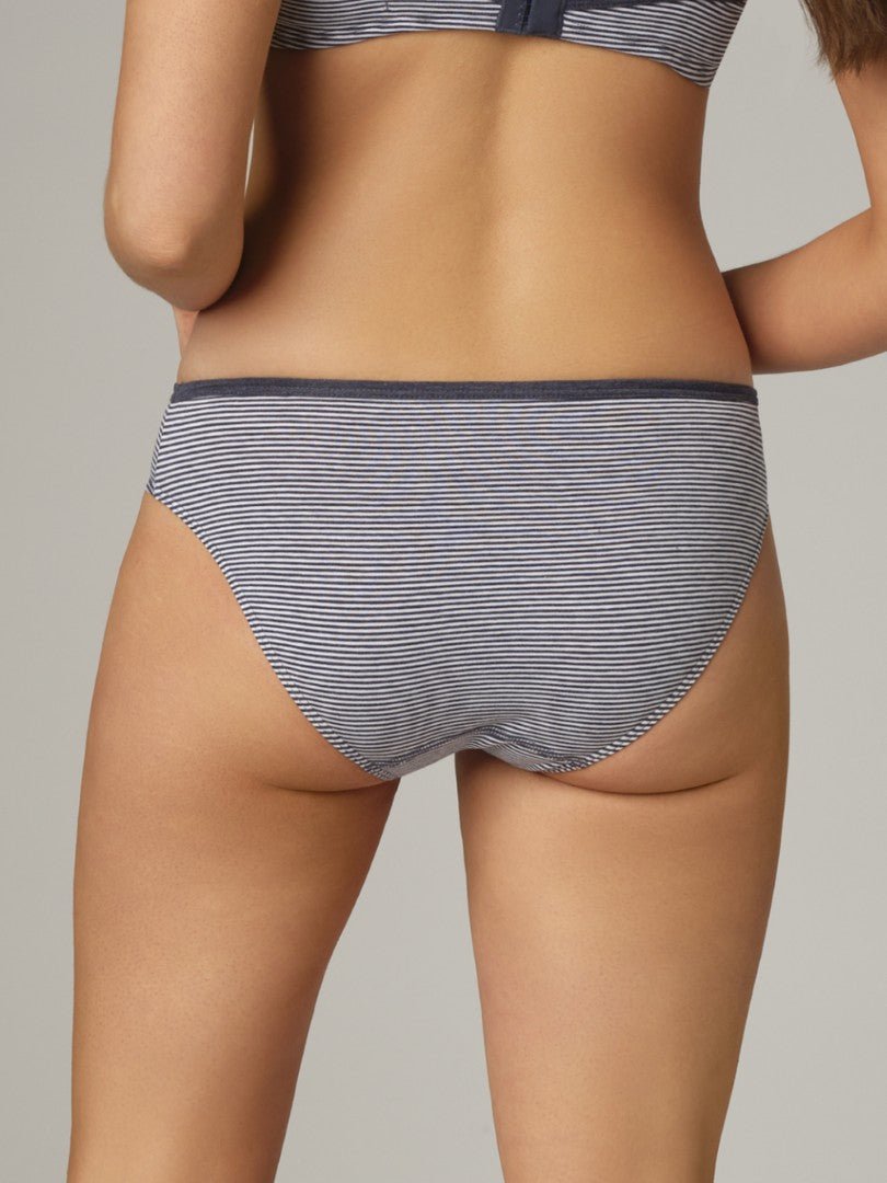 Bragas Jazz Corte bajo Azul marino mezcla - Olokuti