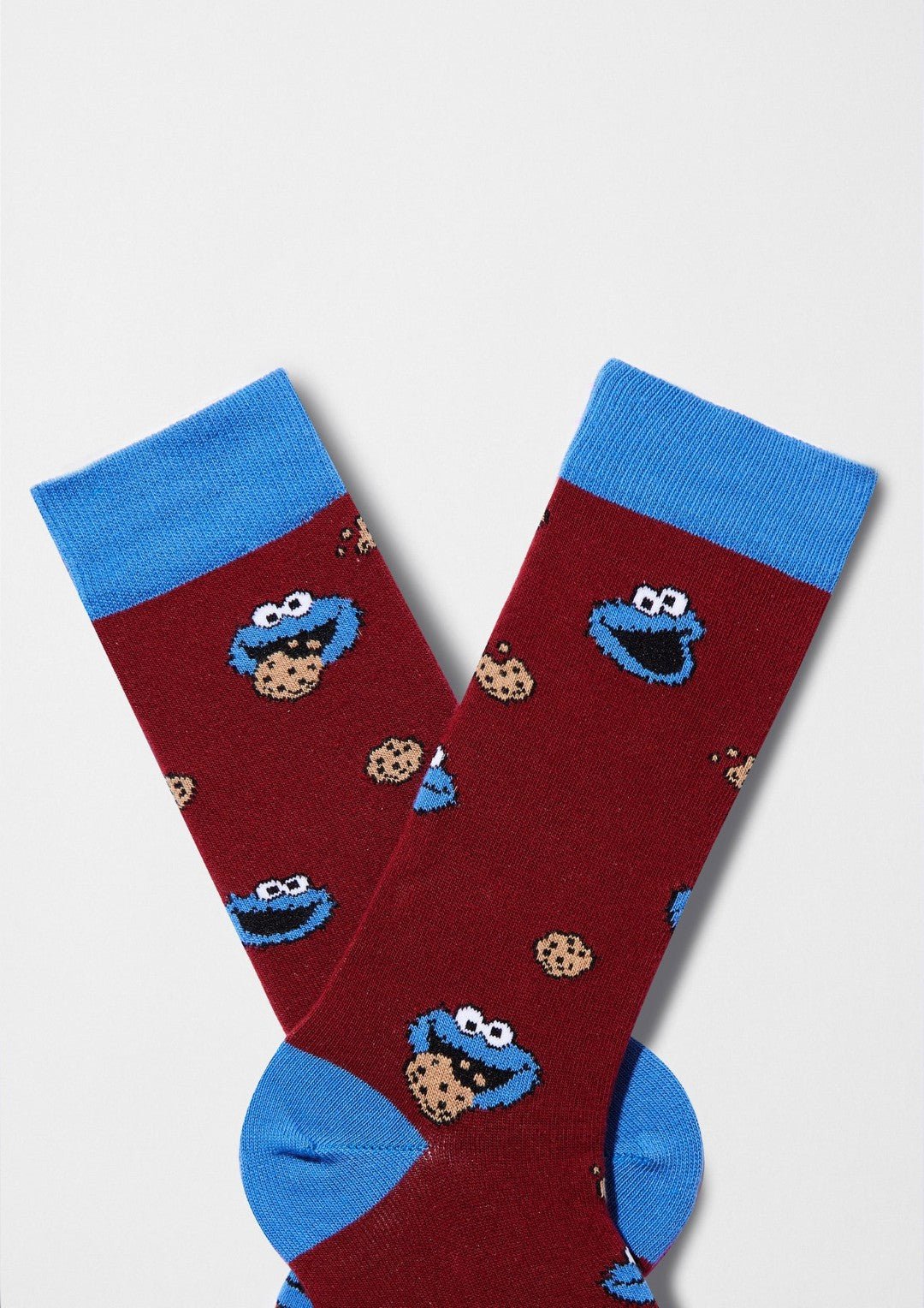 Calcetines BeSesameStreet Cookie Monster Burdeos - Olokuti