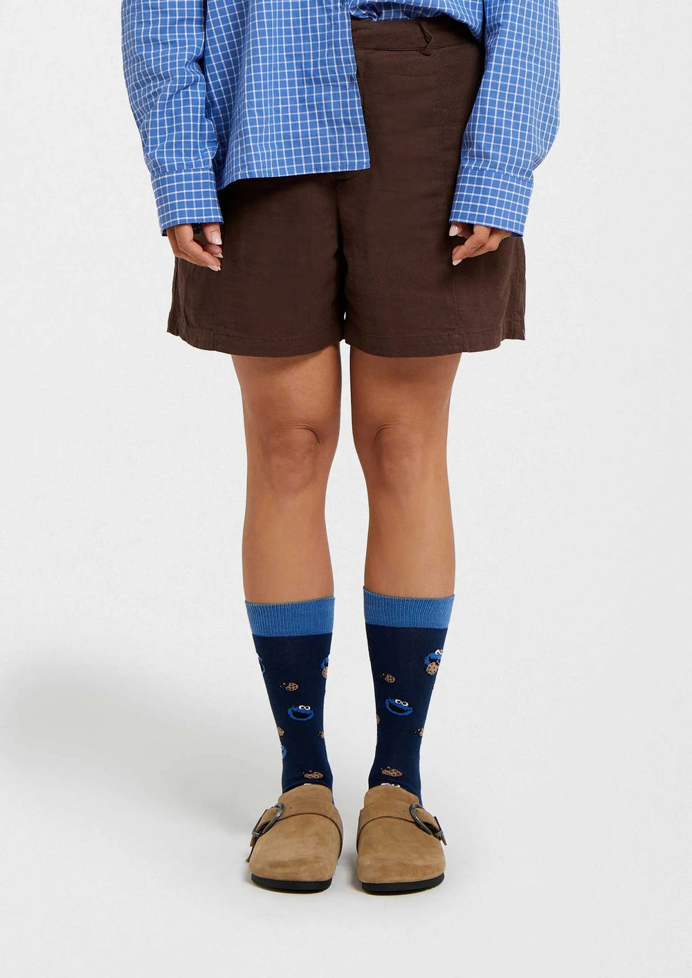 Calcetines BeSesameStreet Cookie Monster Burdeos - Olokuti