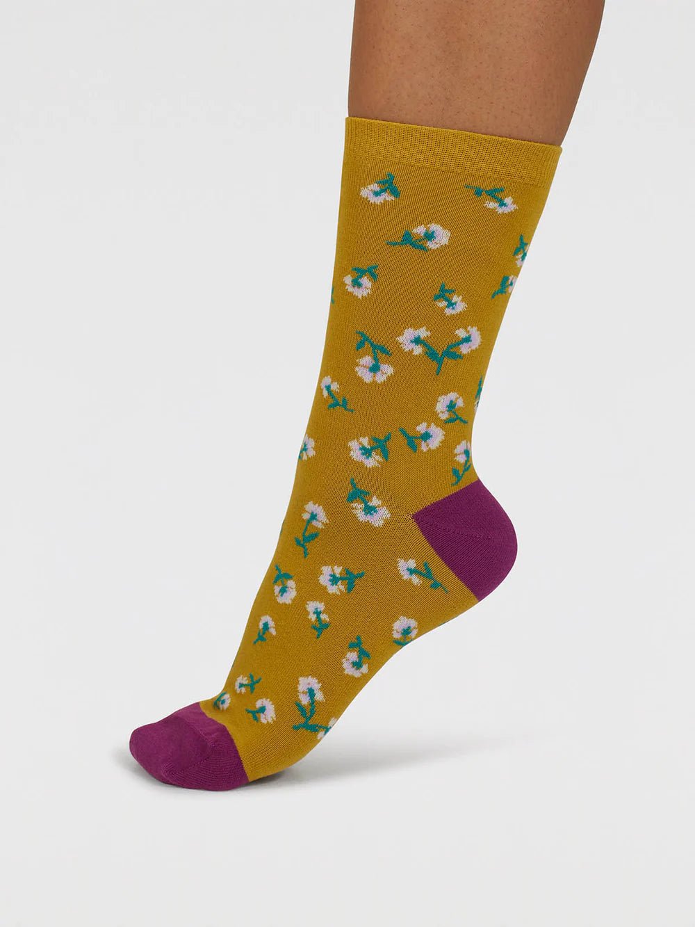 Calcetines Mapel Bambú Floral 37 - 41 - Olokuti