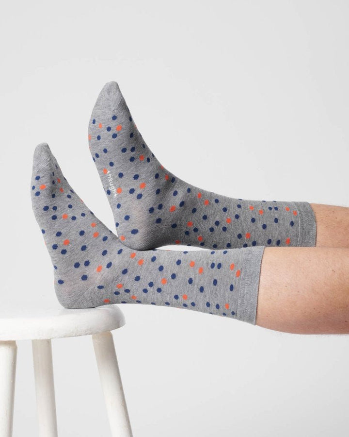 Calcetines Mens Dotty Algodón orgánico 41 - 46 - Olokuti