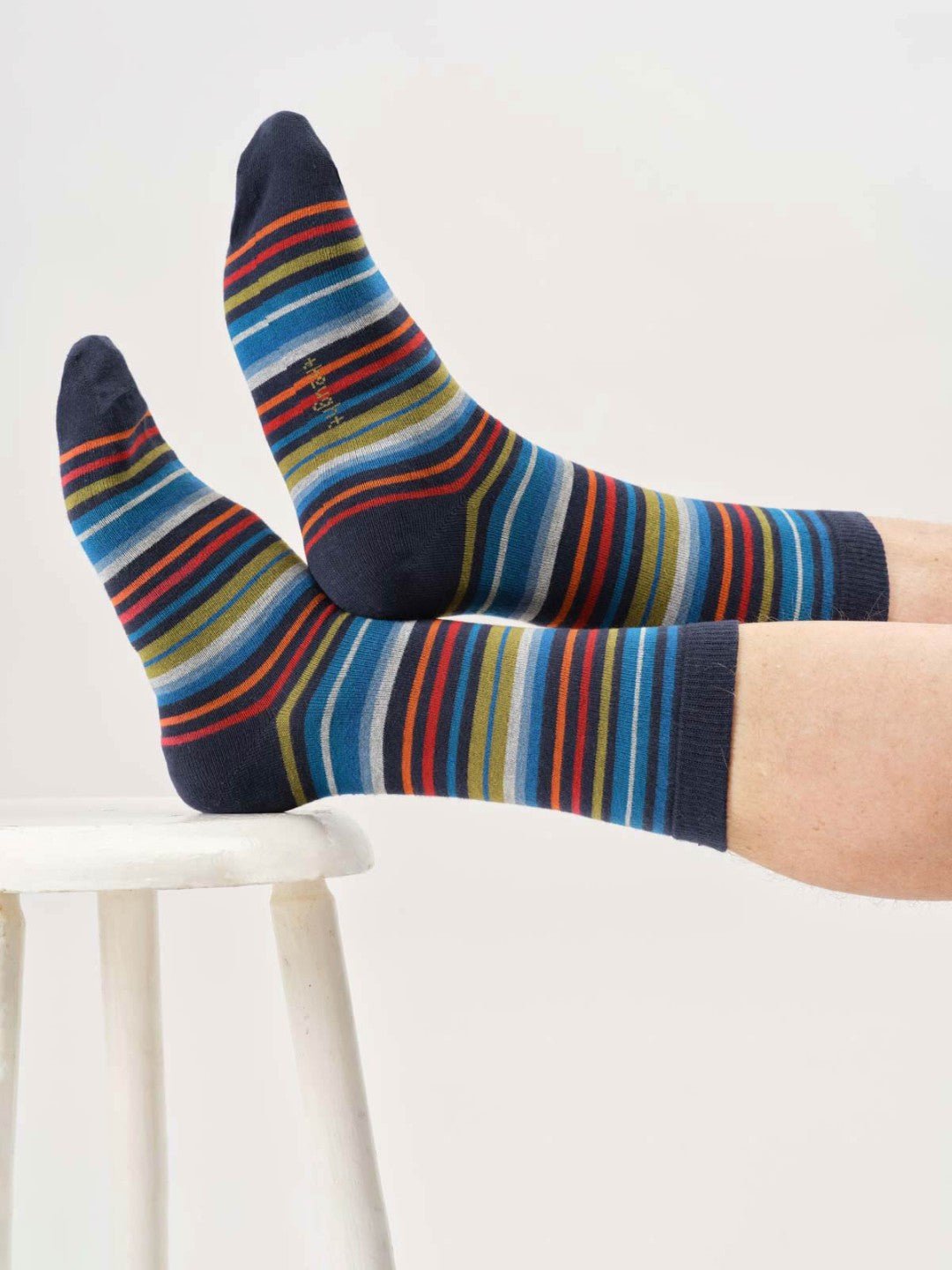 Calcetines Mens Stripe Algodón orgánico 41 - 46 - Olokuti