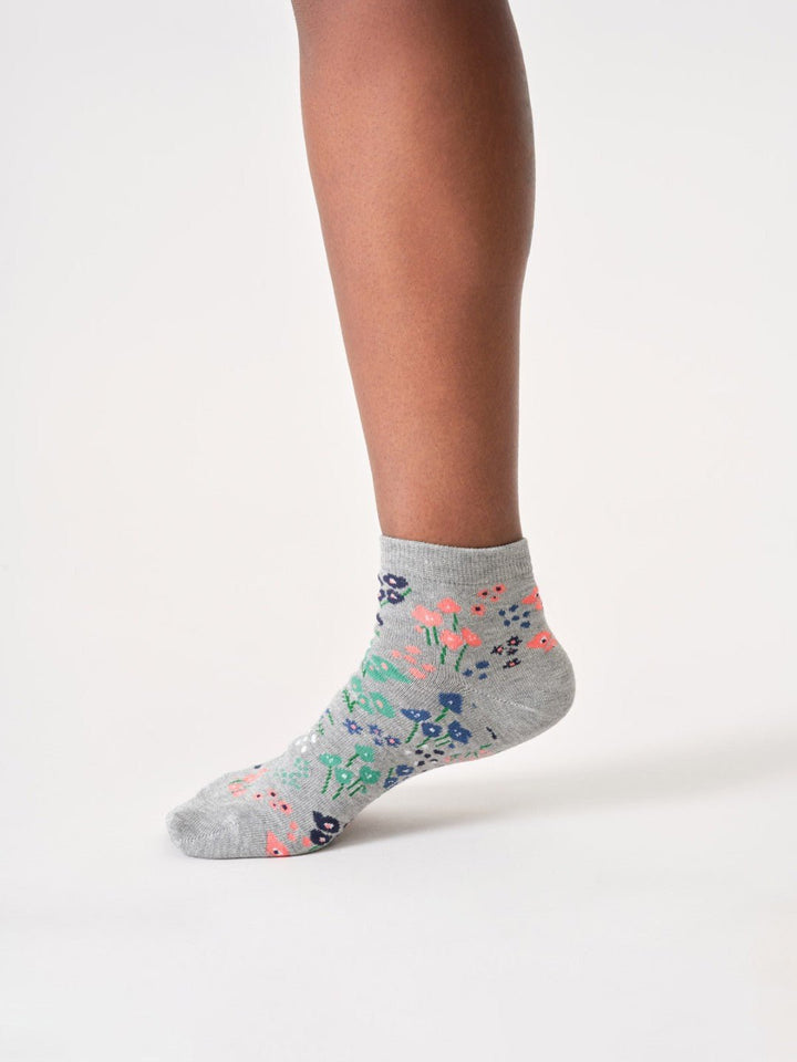 Calcetines Tobilleros Womens Floral Bambú 37 - 41 - Olokuti