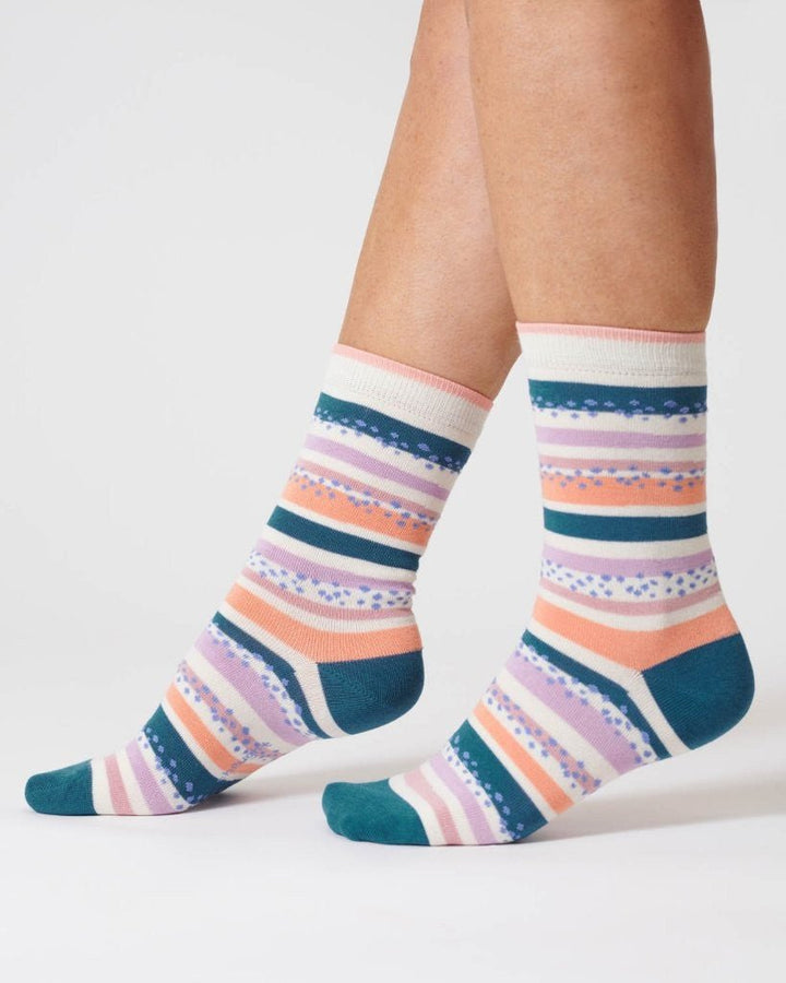 Calcetines Womens Bambú Rayas 37 - 41 - Olokuti