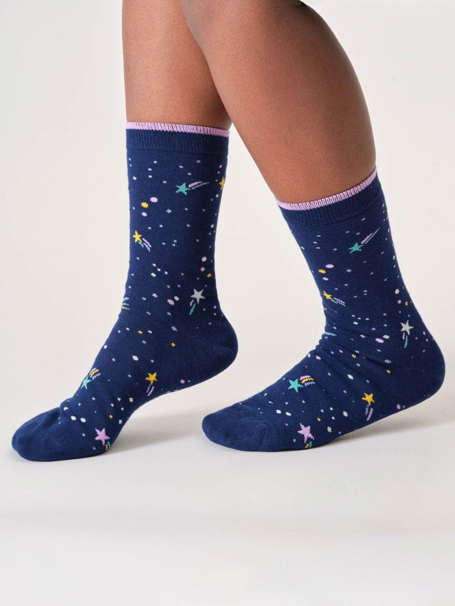 Calcetines Womens Stars & Moons Bambú 37 - 41 - Olokuti