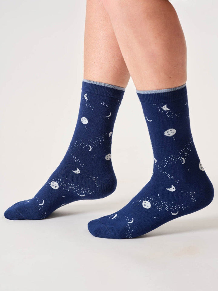 Calcetines Womens Stars & Moons Bambú 37 - 41 - Olokuti