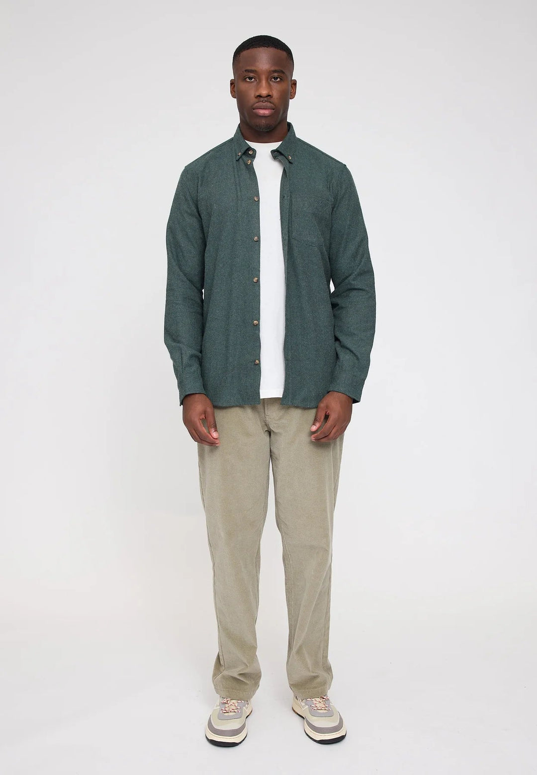 Camisa de franela mezcla Bottle jaspeada - Olokuti