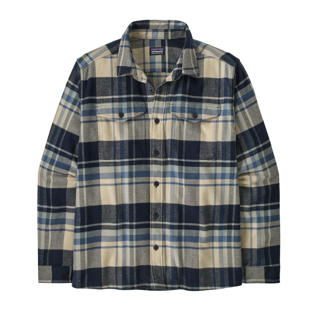 Camisa Franela Fjord Flannel Shirt Hibernate: Sunken Blue - Olokuti