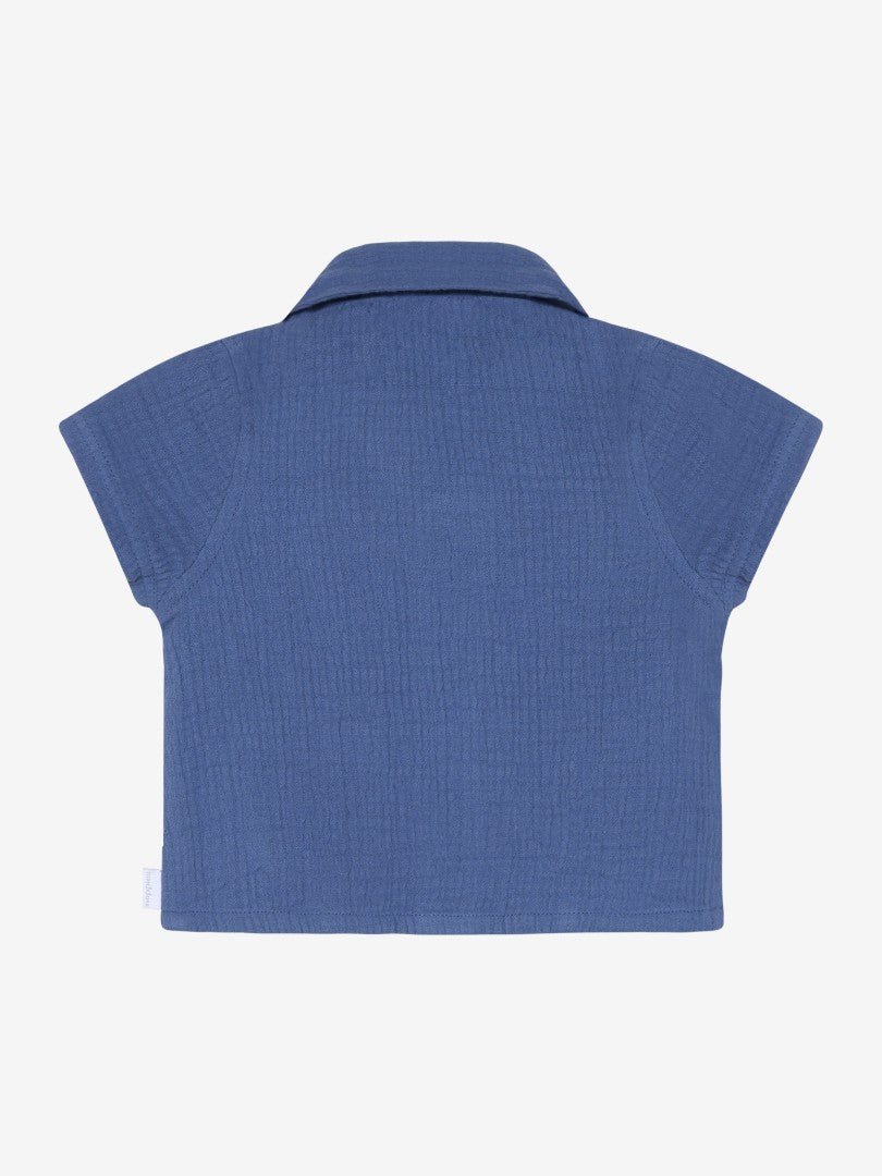 Camisa m/c Gray blue - Olokuti