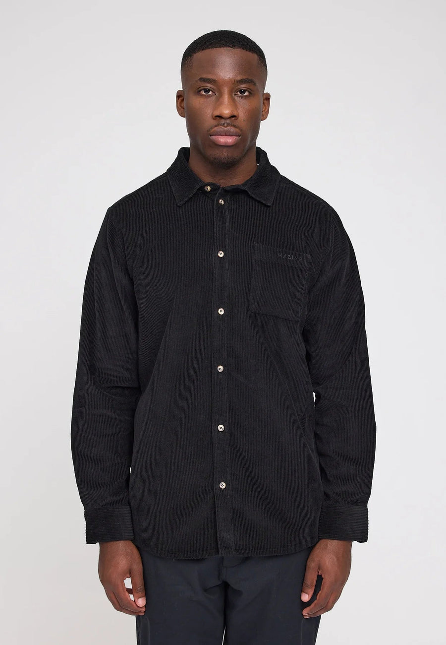 Camisa Pana con bolsillo Negro - Olokuti