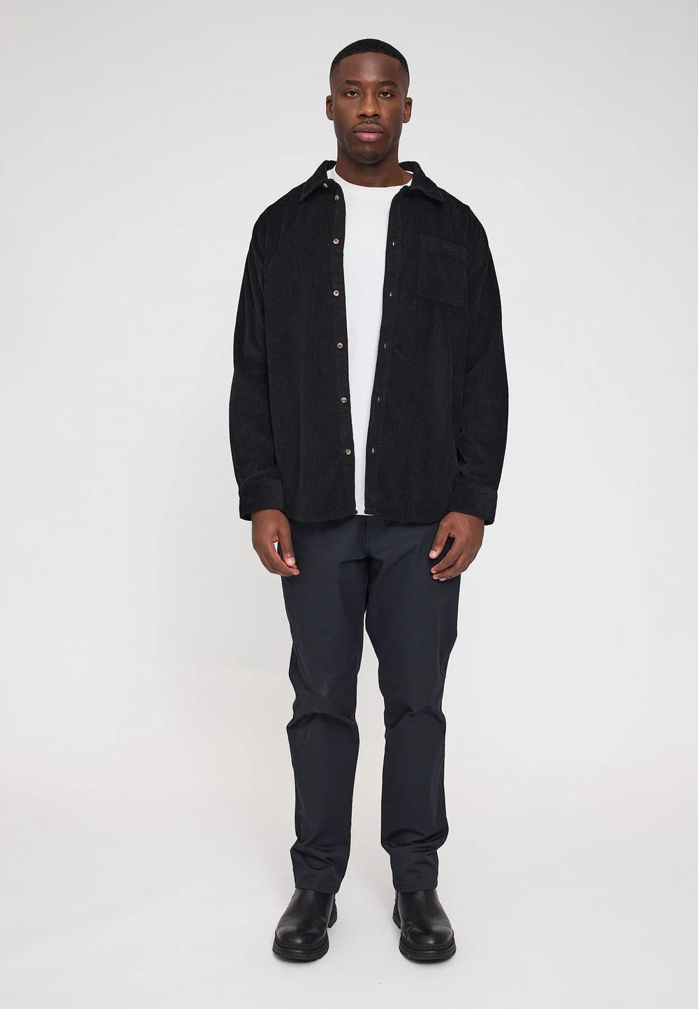 Camisa Pana con bolsillo Negro - Olokuti