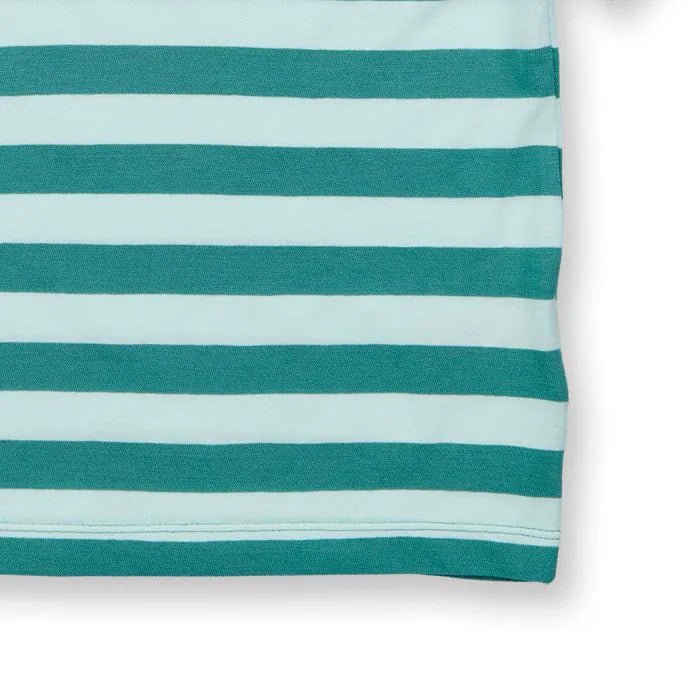Camiseta ANTON Ballena Rayas Sea - Ice green - Olokuti