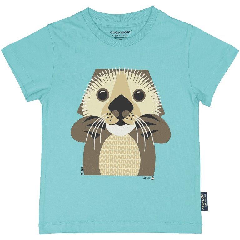 Camiseta Azul cielo Nutria - Olokuti