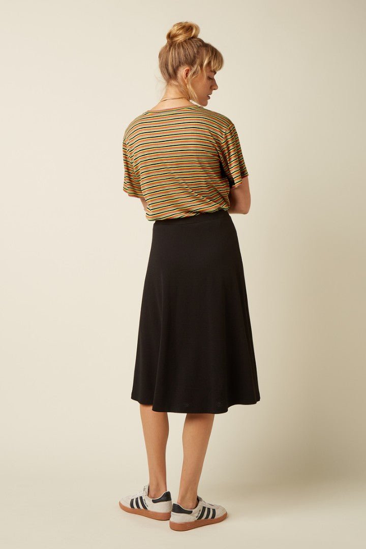 Camiseta Boxy Mistral Rayas Green Envy - Olokuti