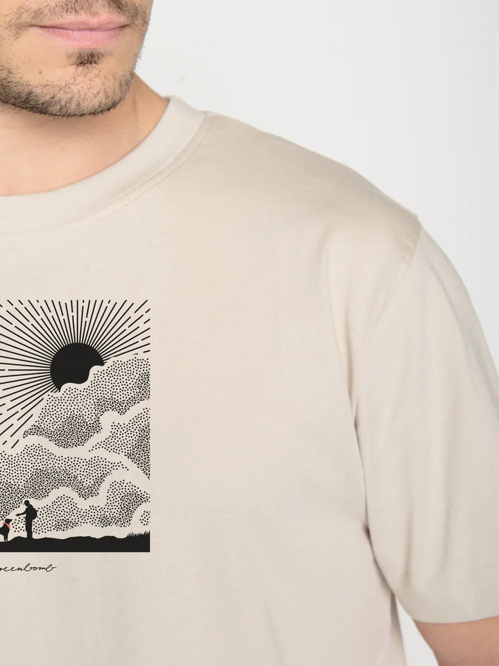 Camiseta Fusion Nature Friends Blanco roto - Olokuti