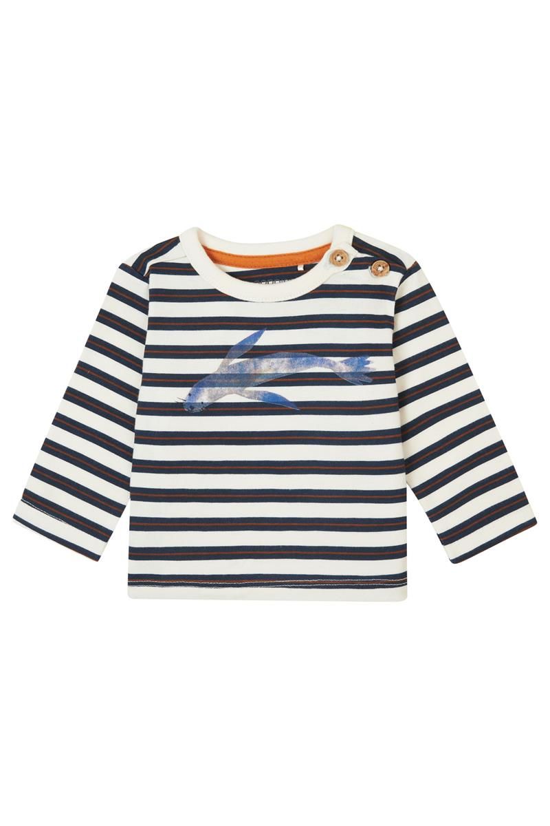 Camiseta Ger m/l rayas Buttercream - Olokuti