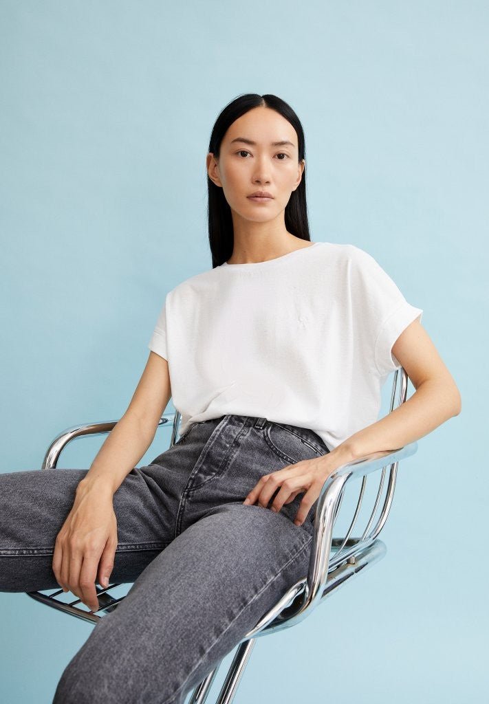 Camiseta IDAARA CIRCULAR Blanco reciclado - Olokuti