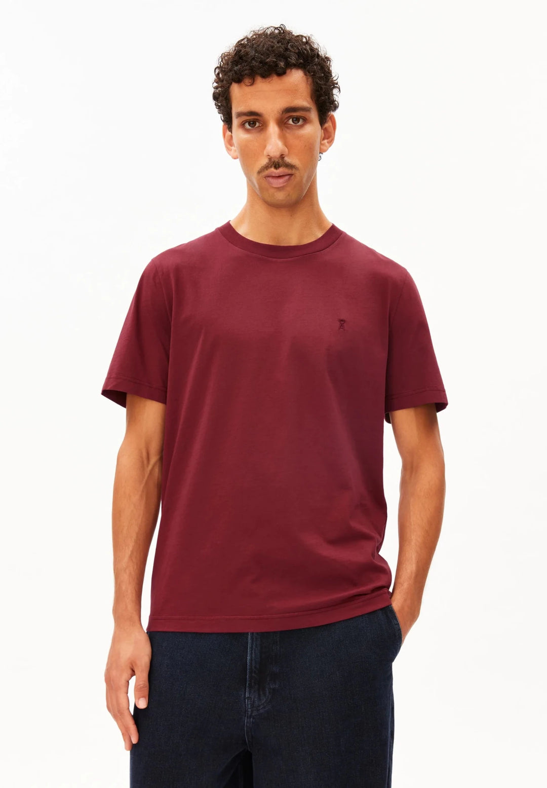 Camiseta JAAMES Velvet red - Olokuti