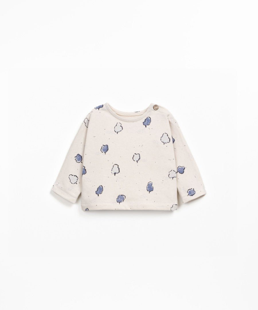 Camiseta manga larga Jersey estampada Pencil Árboles - Olokuti