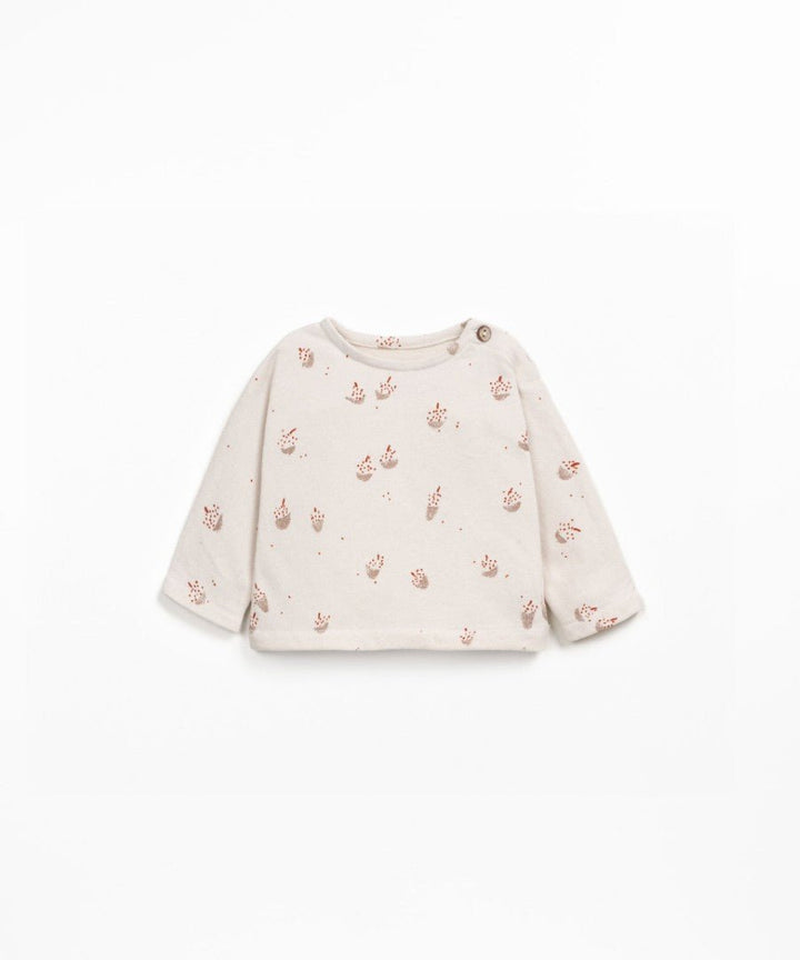 Camiseta manga larga Jersey estampada Pencil Bellotas - Olokuti