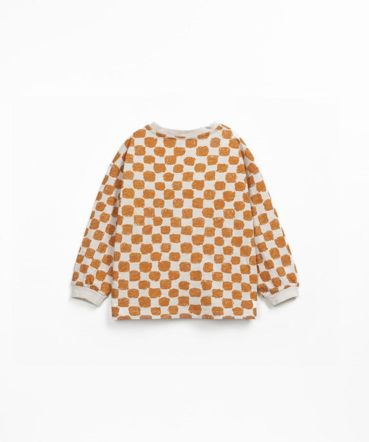 Camiseta manga larga Jersey Flamé estampado Tones Azafrán - Olokuti