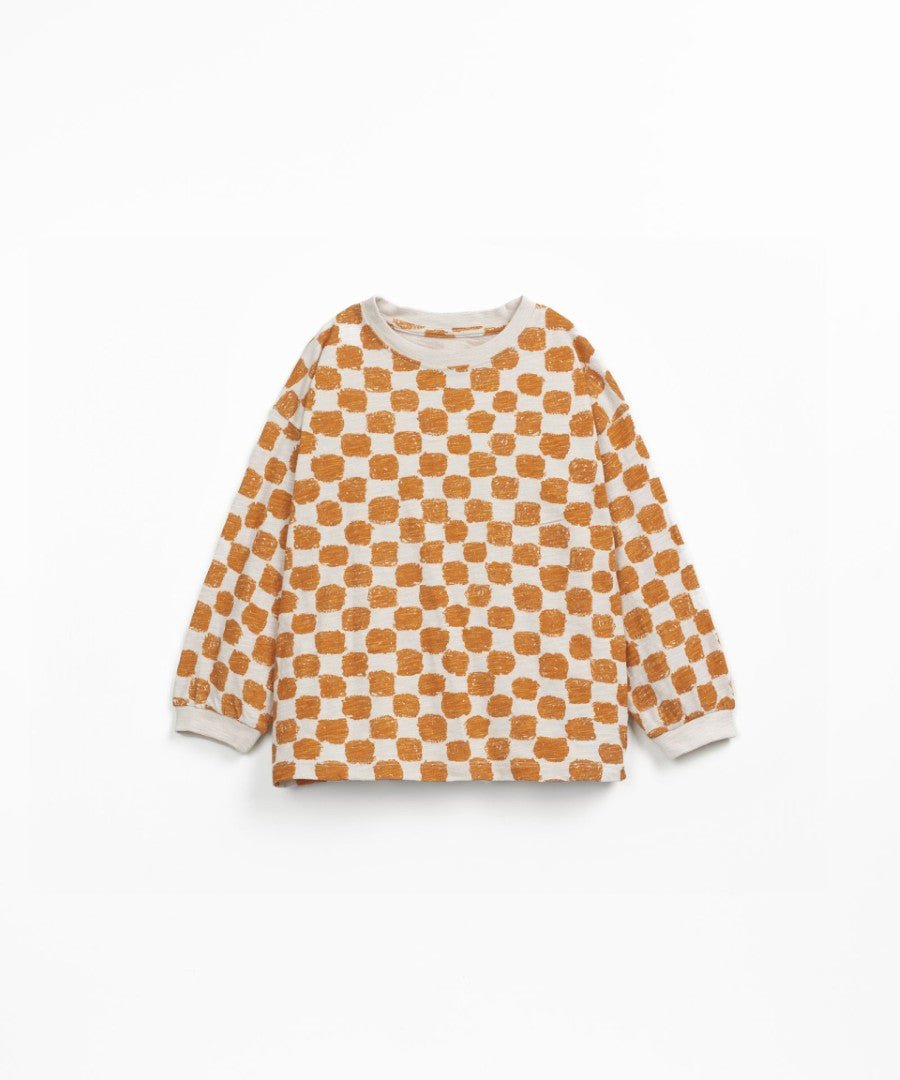 Camiseta manga larga Jersey Flamé estampado Tones Azafrán - Olokuti