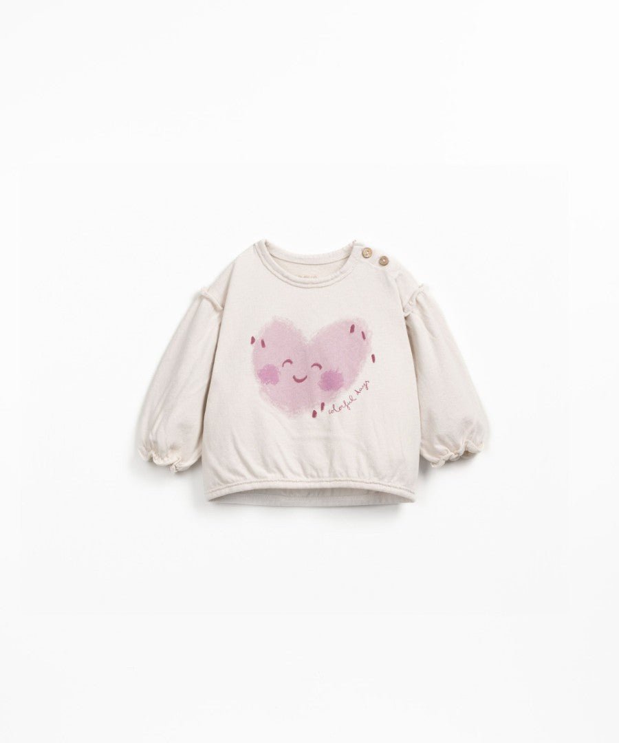 Camiseta manga larga Jersey Pencil Corazón - Olokuti