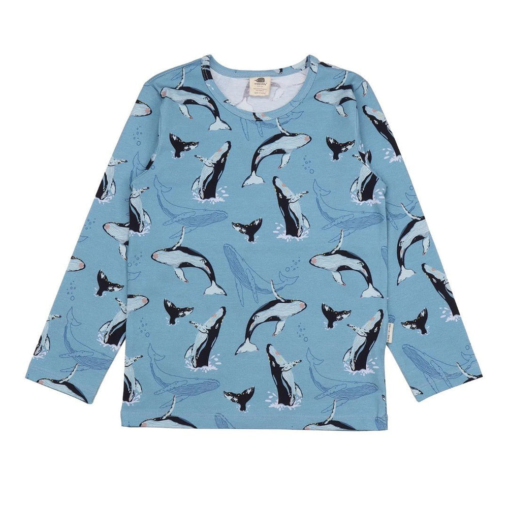 Camiseta manga larga Jumping Whales - Olokuti
