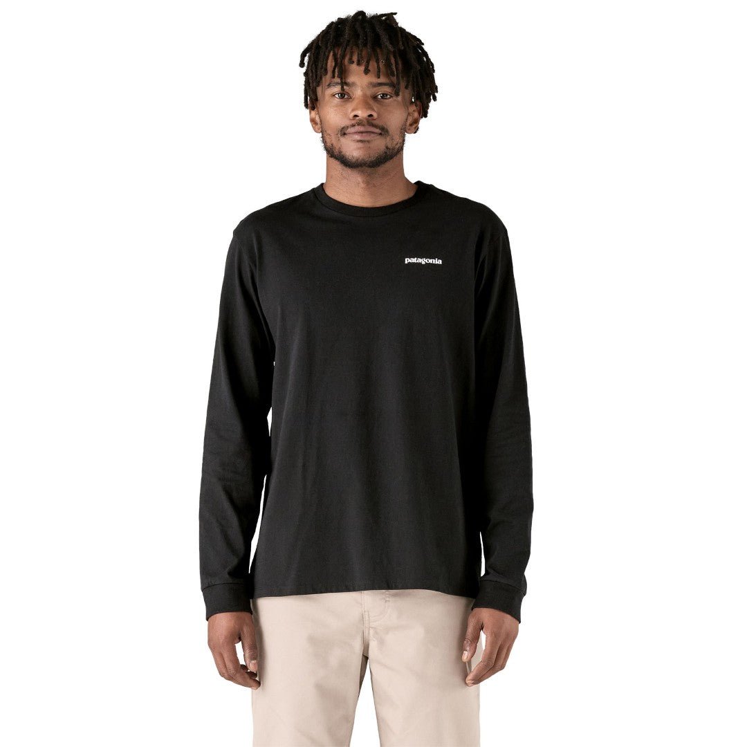 Camiseta Manga larga P - 6 Logo Responsibili - Tee Negro - Olokuti