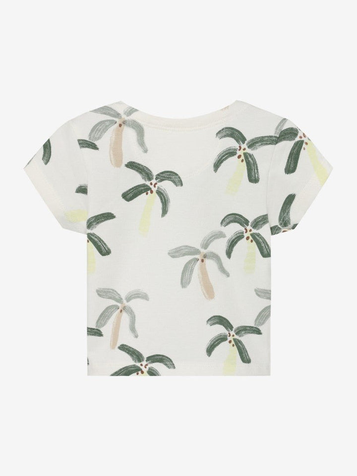Camiseta m/c AOP Egret Palmeras - Olokuti